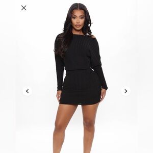 Fashion Nova Black Mini Dress